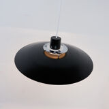 Scandinavian hanging lamp, black