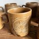 8 stoneware mugs