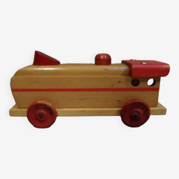 Vintage wooden toy train