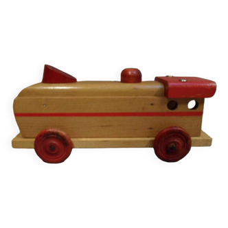 Vintage wooden toy train