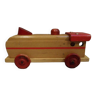 Train jouet en bois vintage