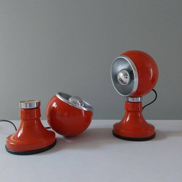 Paire lampes de tables vintage italiennes