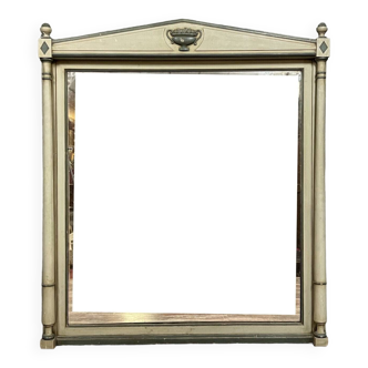 Directoire style lacquered wooden mirror circa 1880