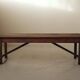 Large farmhouse table in solid pine – Auvergne, around 1900