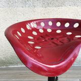 Vintage high stool sitting tractor