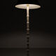 White Marble floor lamp Regency Italy 1970s
