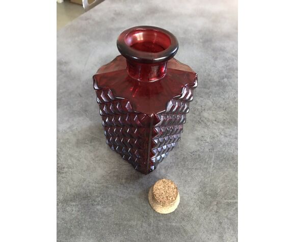 Glass jar red vintage wine cork cork | Selency