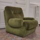 Fauteuil vintage en velours