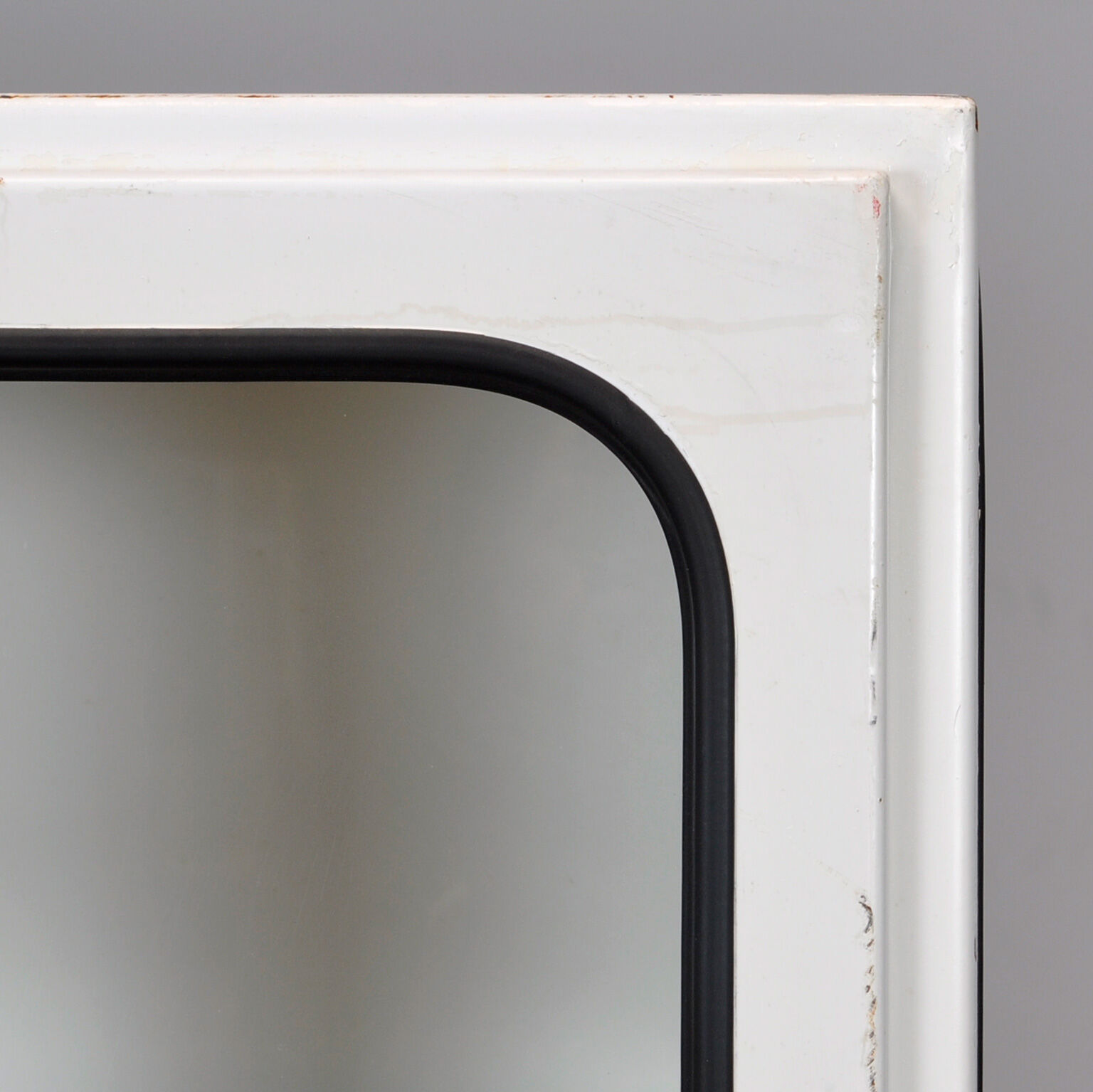 Glass & iron medical cabinet 1970s