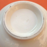 Salad bowl faience floral decoration, 1930