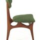 Set of 4 dining chairs 'Cindy' - new upholstery - mid century modern - teak
