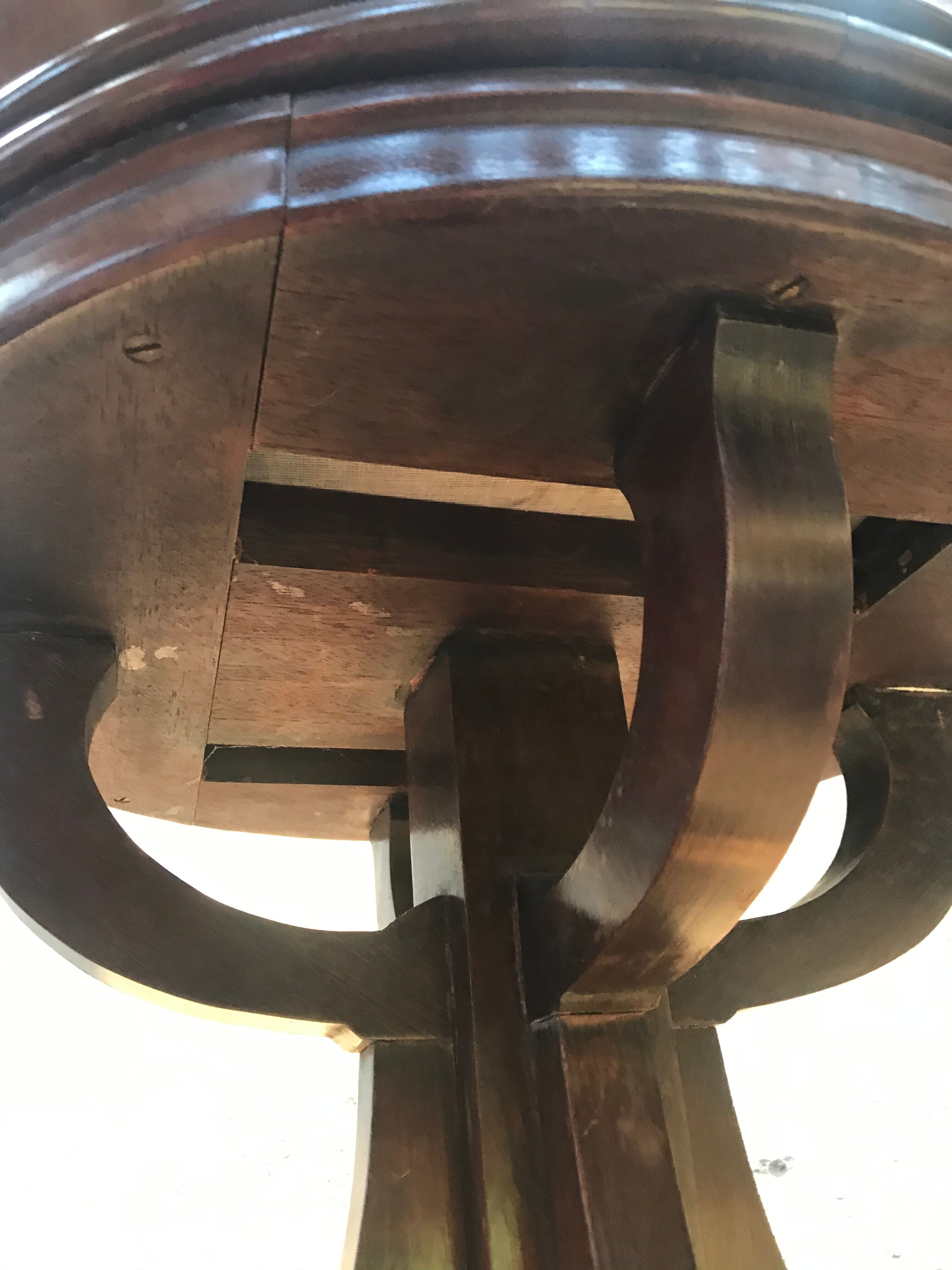 Pair of mahogany boat chairs 1970