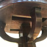 Pair of mahogany boat chairs 1970