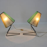 Ensemble de deux lampes de table du milieu du siècle, 1960