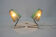 Set of two mid-century table or bedside lamps, 1960