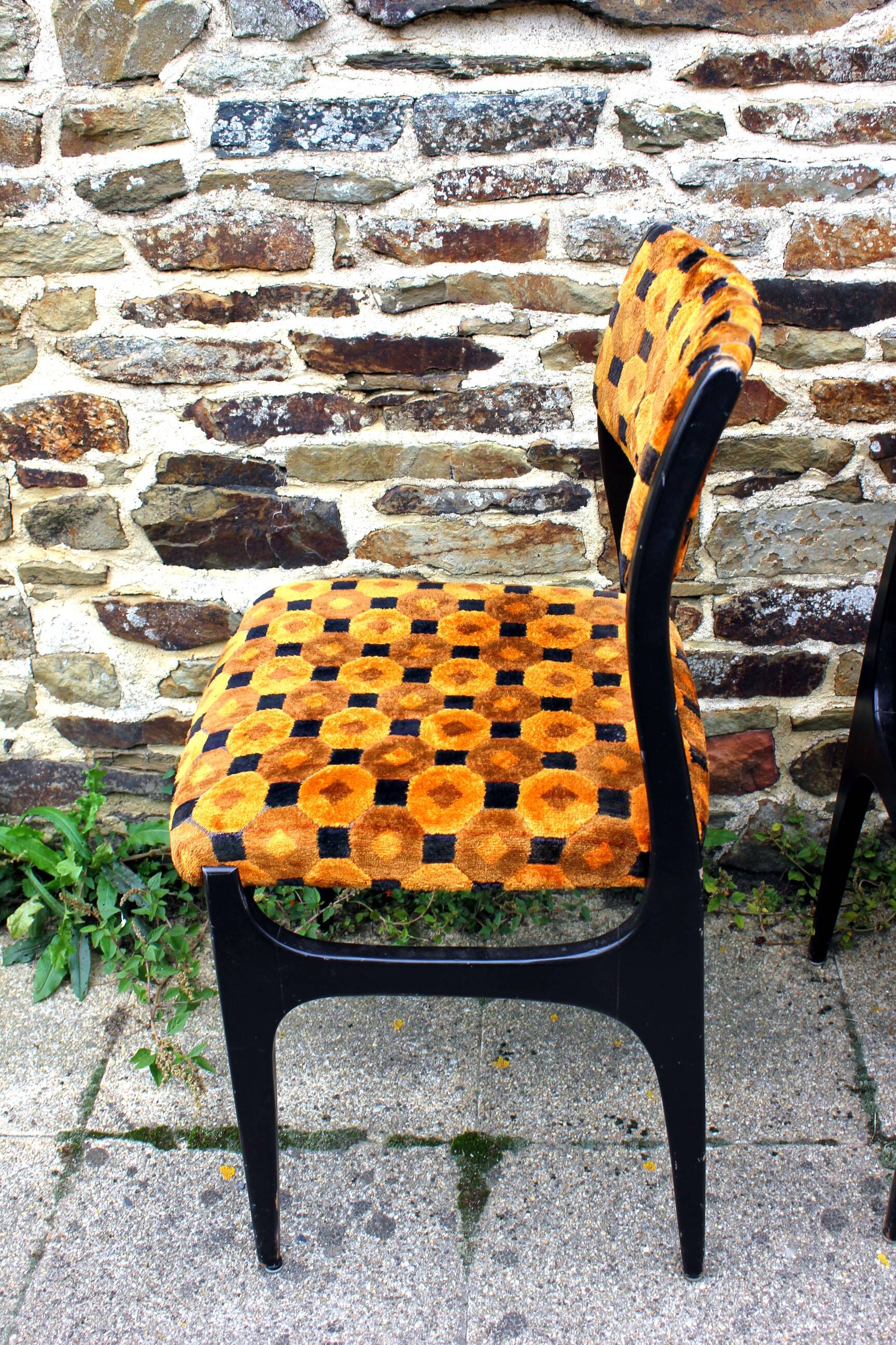 3 vintage space age chairs from the 70s