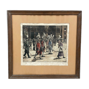 Gravure par gustave clerbout nantes