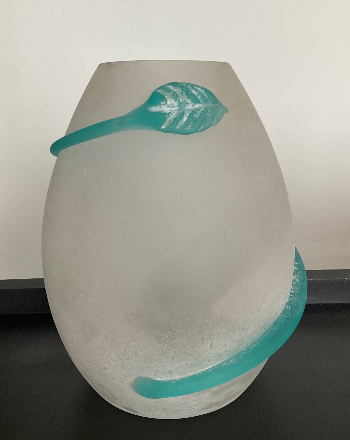 Vase « Scavo » pâte de verre Murano