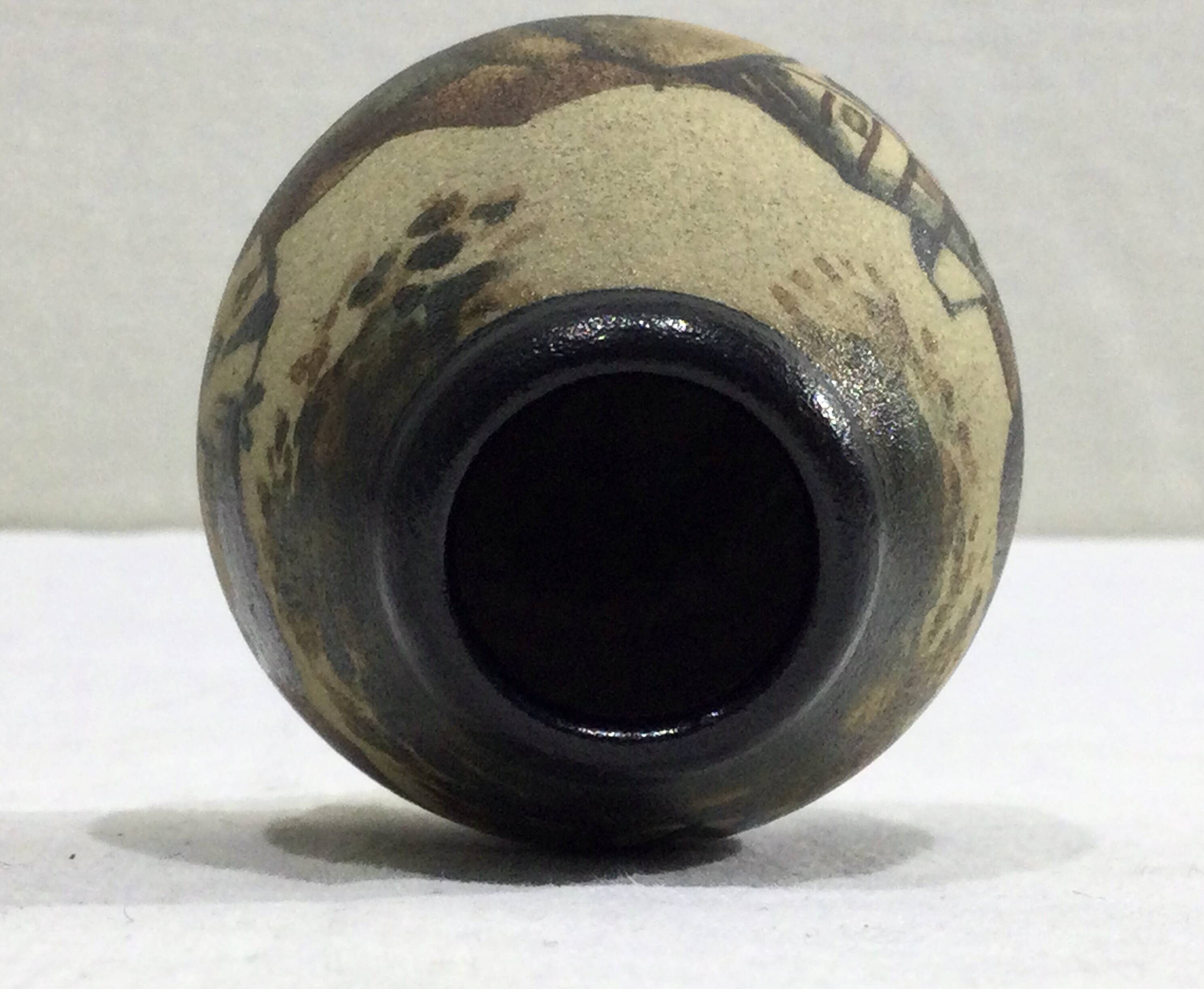 Ciboure Small Ovoid ceramic vase