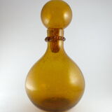 Bubble glass carafe amber from the 50 / 60