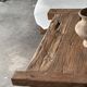 Large upcycled golden teak coffee table L1m60 W70 H45