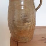 Old 25cm glazed stoneware pot