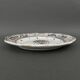 Large Rouen dish, 19th century, floral decoration