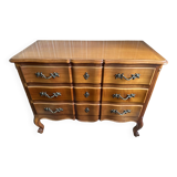 Louis XV style mid-century chest of drawers