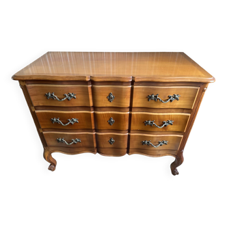 Louis XV style mid-century chest of drawers