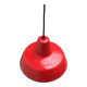 German enamelled pendant lamp from the mid-century by Kaiser Idell / Kaiser Leuchten, 1960s.
