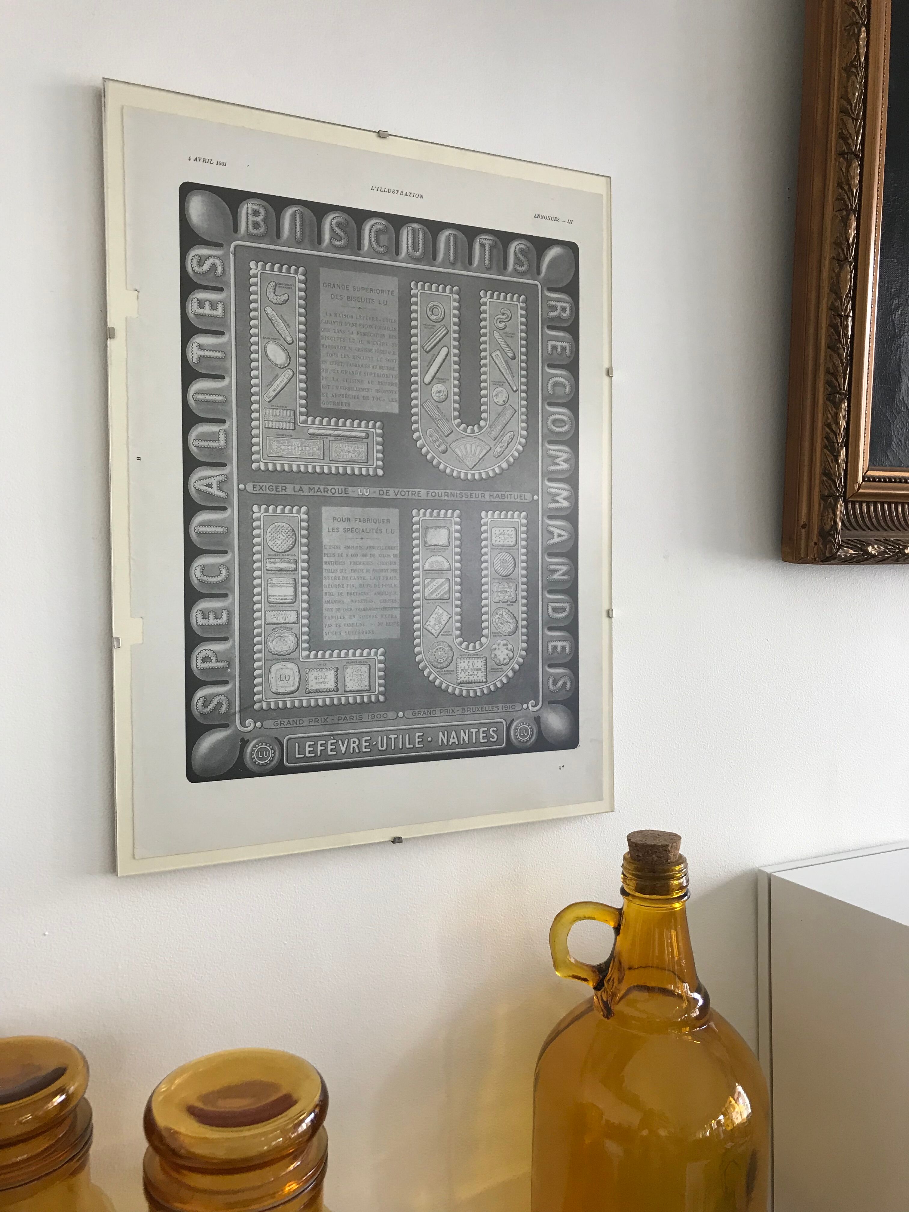 Advertising poster LU 1931