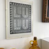 Advertising poster LU 1931