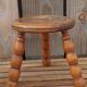 Oak tripod stool