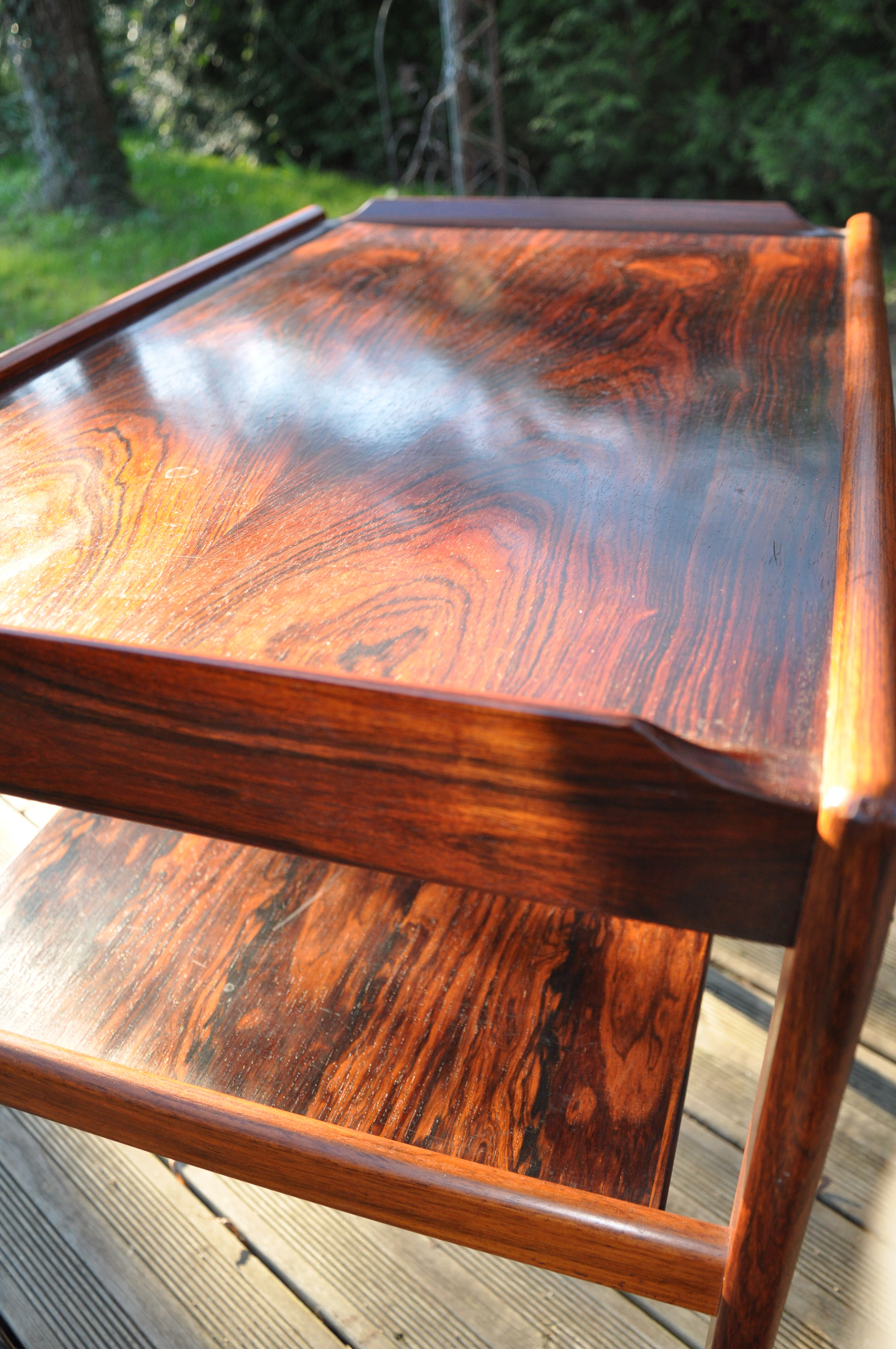 Scandinavian service, rosewood, 60s
