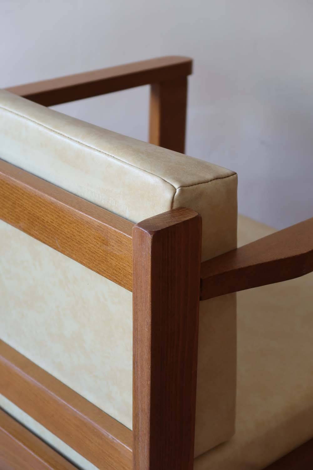 Pair of yellow armchairs