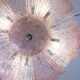 Fascinating Vintage Murano Glass Ceiling lamp Pink