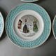 6 plates the fables of La Fontaine