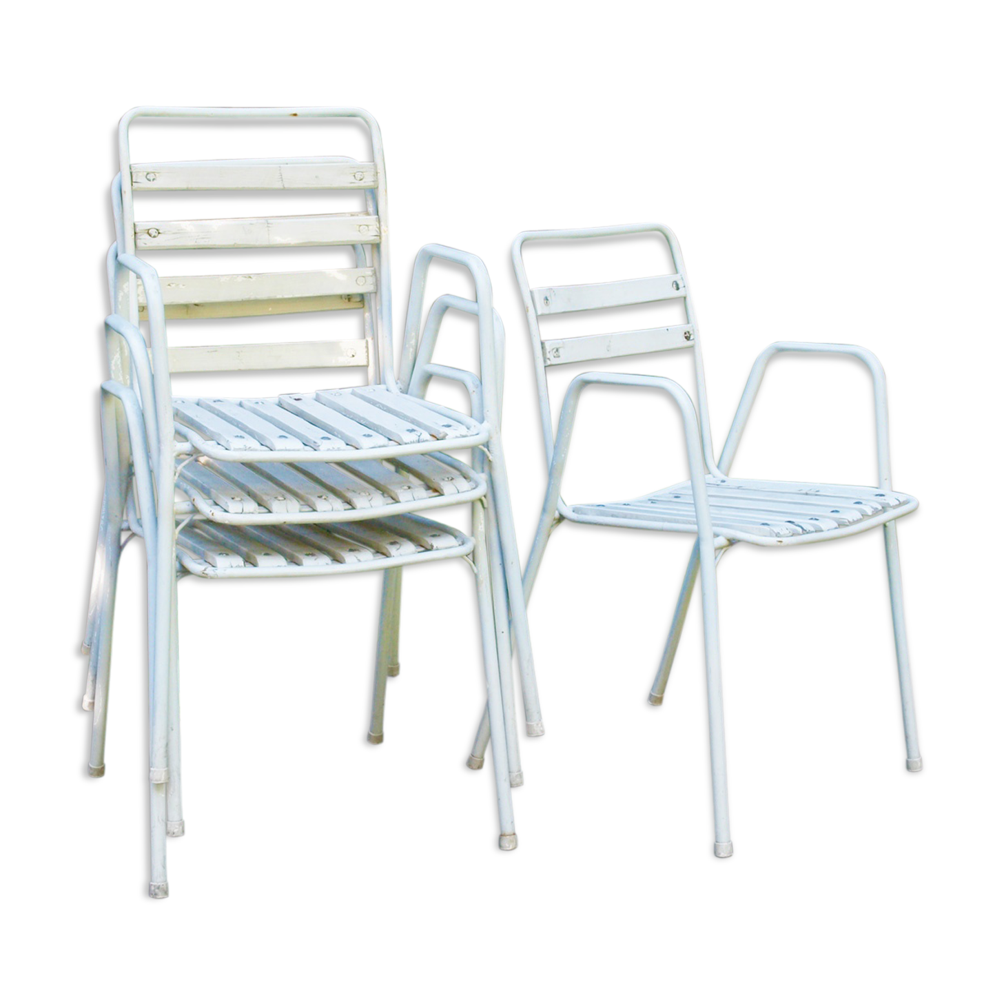 Suite of 4 Emu garden chairs