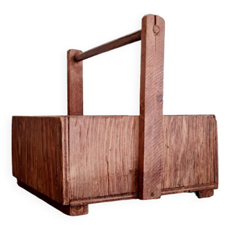 Old wooden toolbox