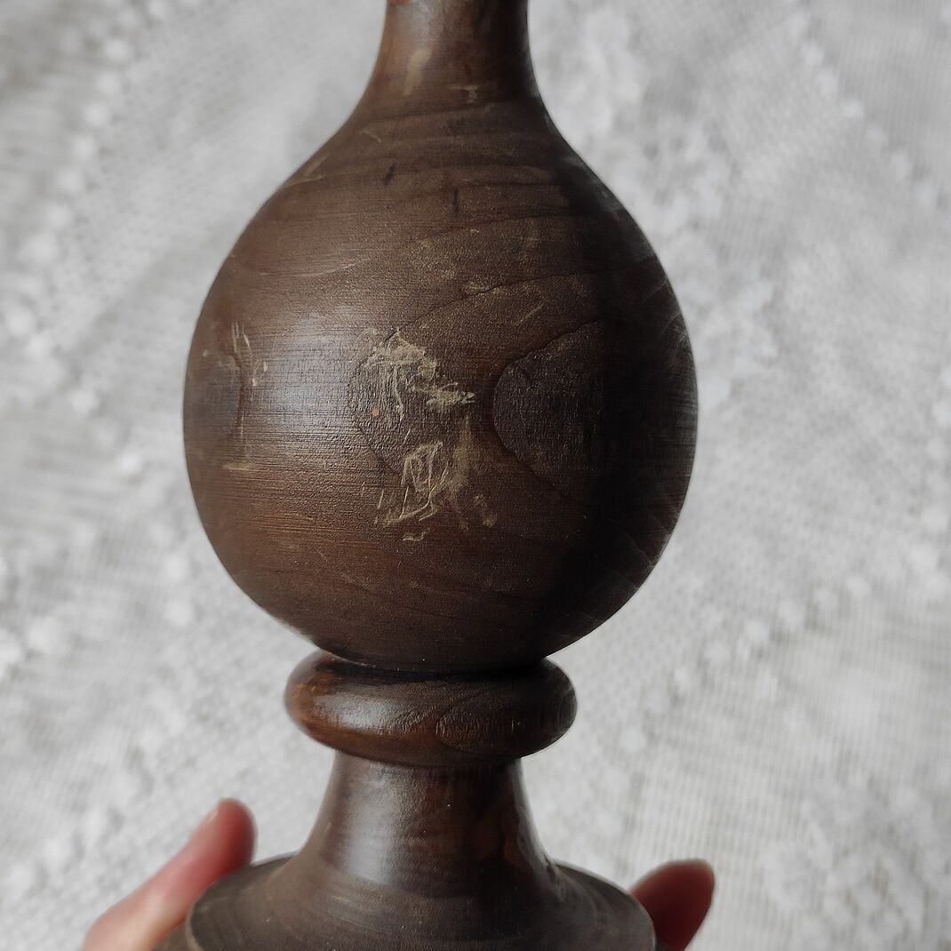 Bougeoir en bois
