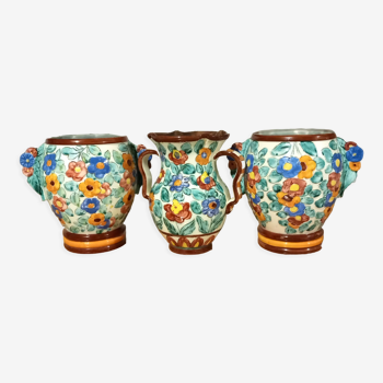 3 Monaco vases