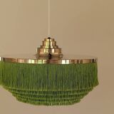 Superb brass fringed pendant light T-603 Hans Agne Jakobsson