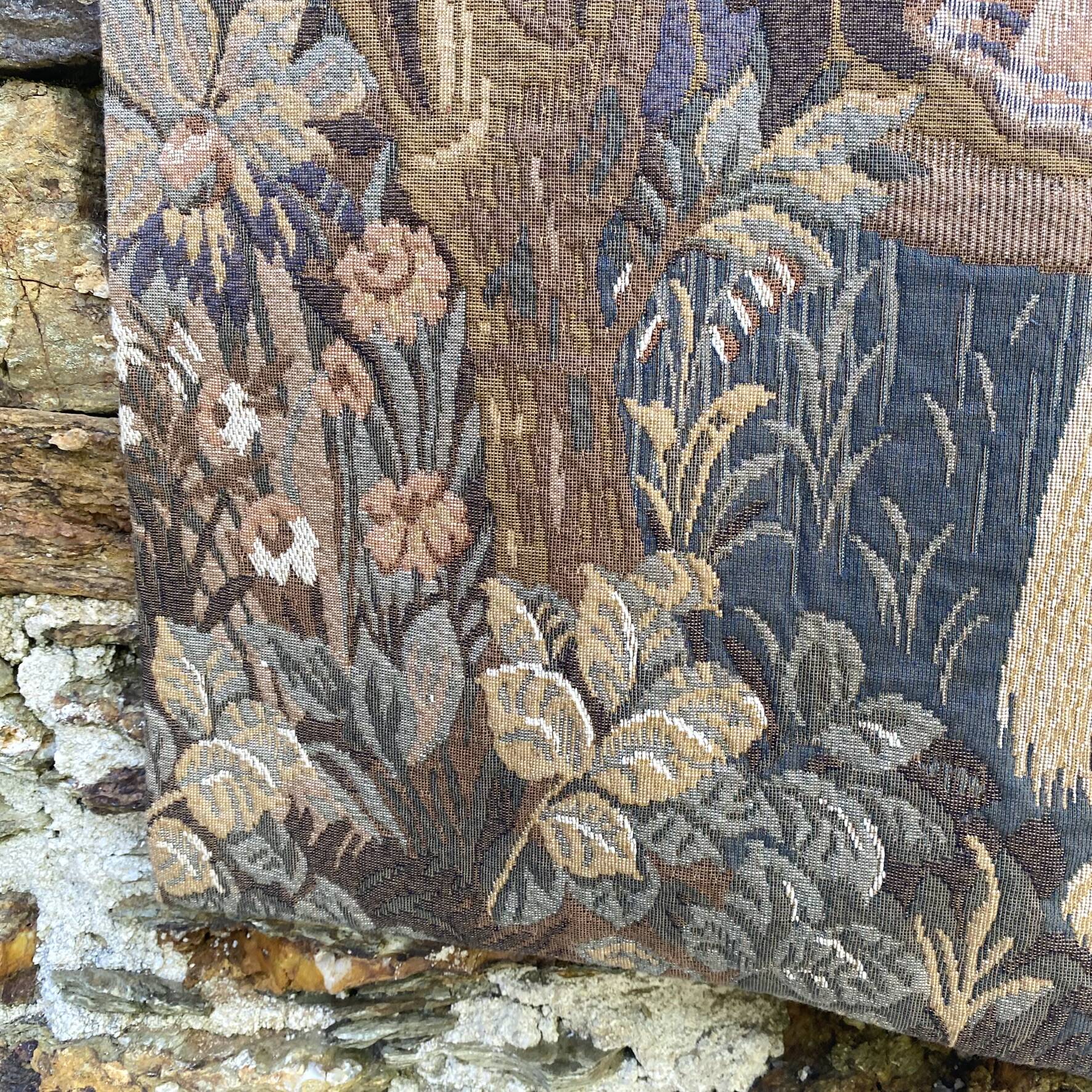 Medieval style wall tapestry 100 × 64 cm