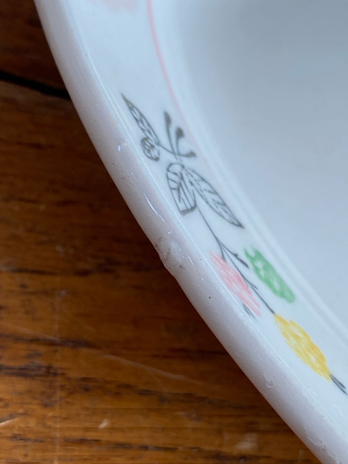 Porcelain salad bowl, Gien