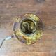 Glazed stoneware desk lamp in free form, 1950s-60s.