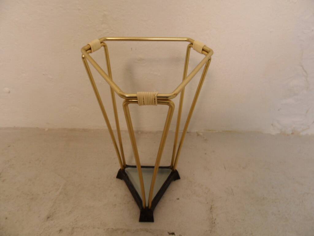 Vintage Hollywood Regency umbrella stand