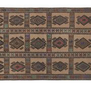 Tapis vintage turc de oushak tissé à la main 151x221 cm