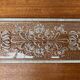 Vintage German floral glass cake plate by Walther Glas, 1970s.