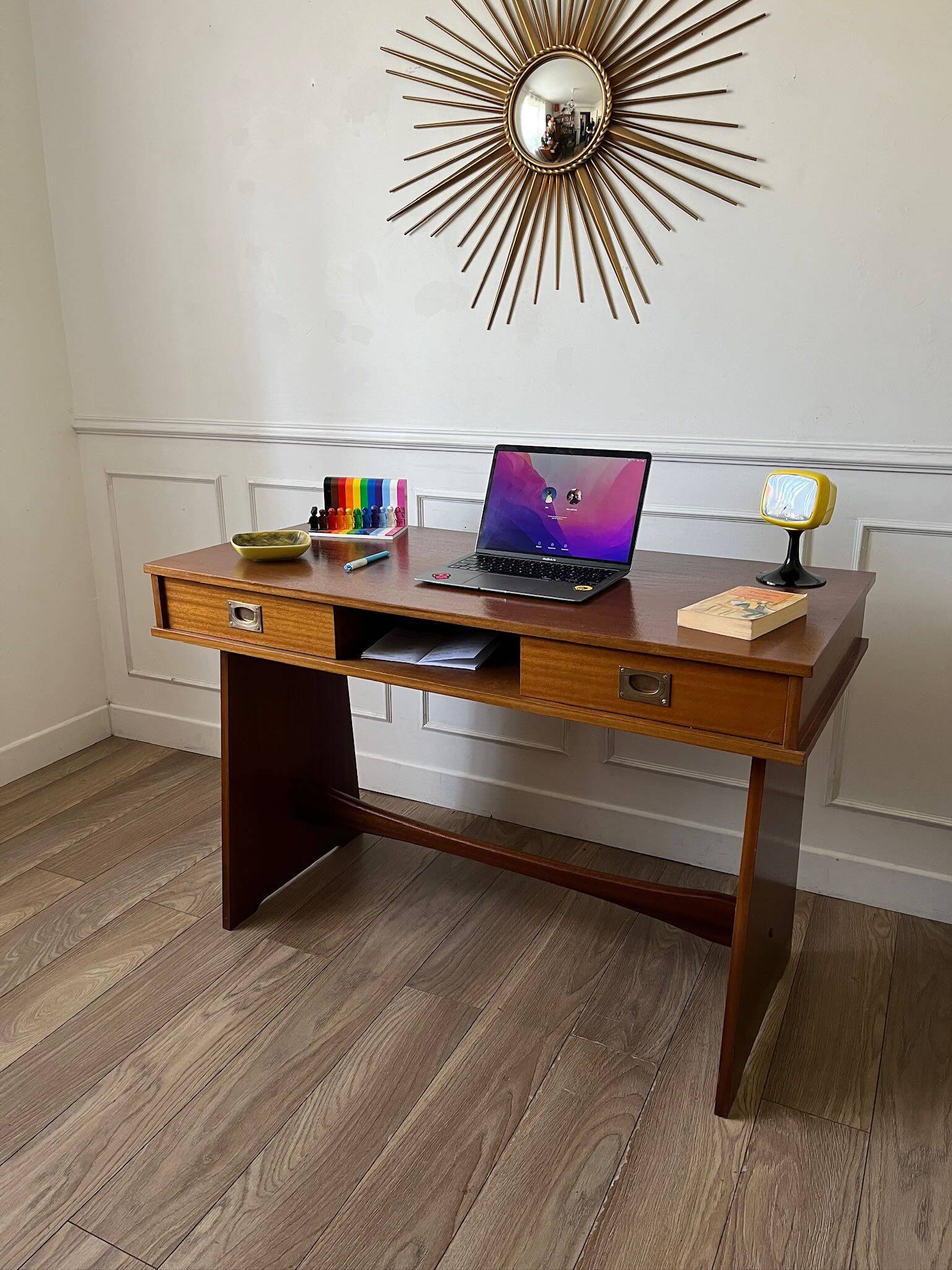 Vintage teak desk