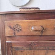 Meuble de rangement confiturier art populaire savoyard 1950